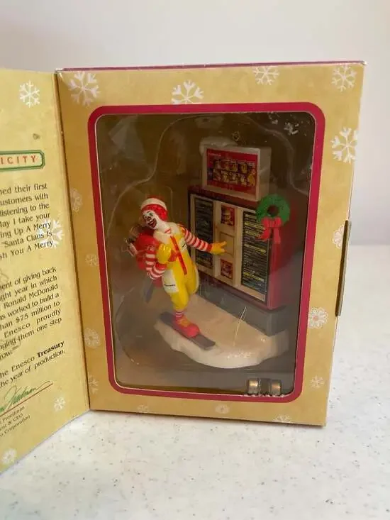 McDonalds Ordering Up A Merry Christmas Musical Ornament Enesco Treasury - Picture 3 of 16